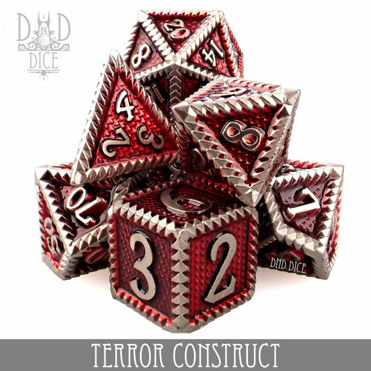 Terror Construct Metal Dice Set - Premium Dice Sets & Games from DND DICE - Just $30! Shop now at Game Crave Tournament Store