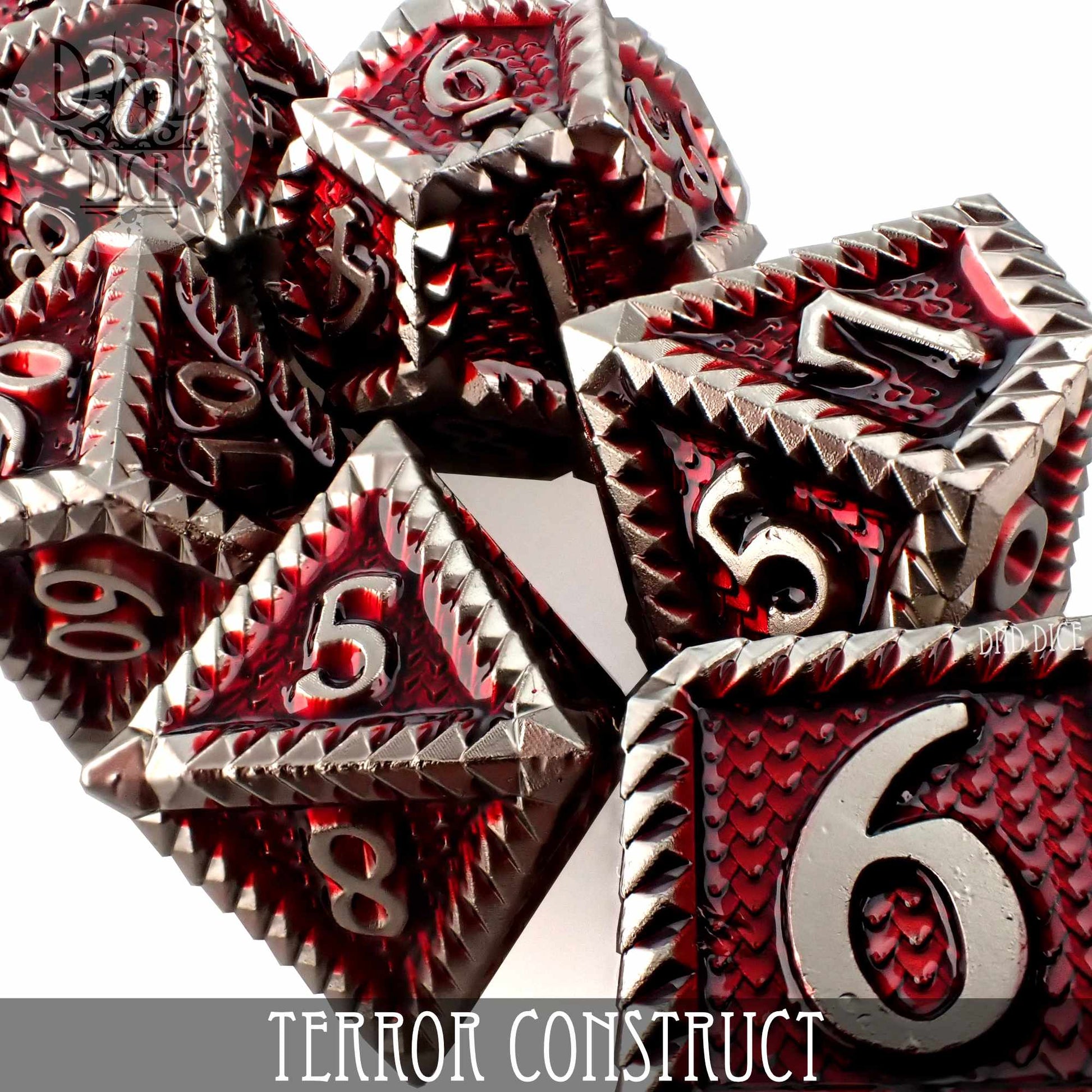 Terror Construct Metal Dice Set - Premium Dice Sets & Games from DND DICE - Just $30! Shop now at Game Crave Tournament Store