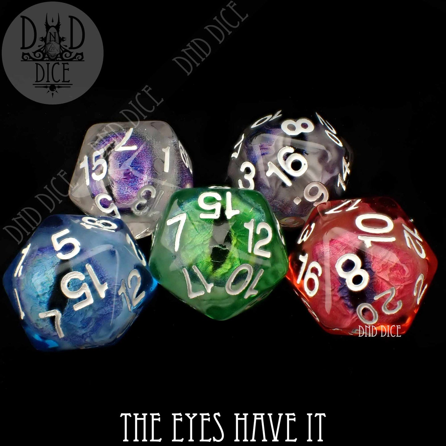 The Eyes Have It - Random Color D20 - Premium Dice Sets & Games from DND DICE - Just $2.50! Shop now at Game Crave Tournament Store