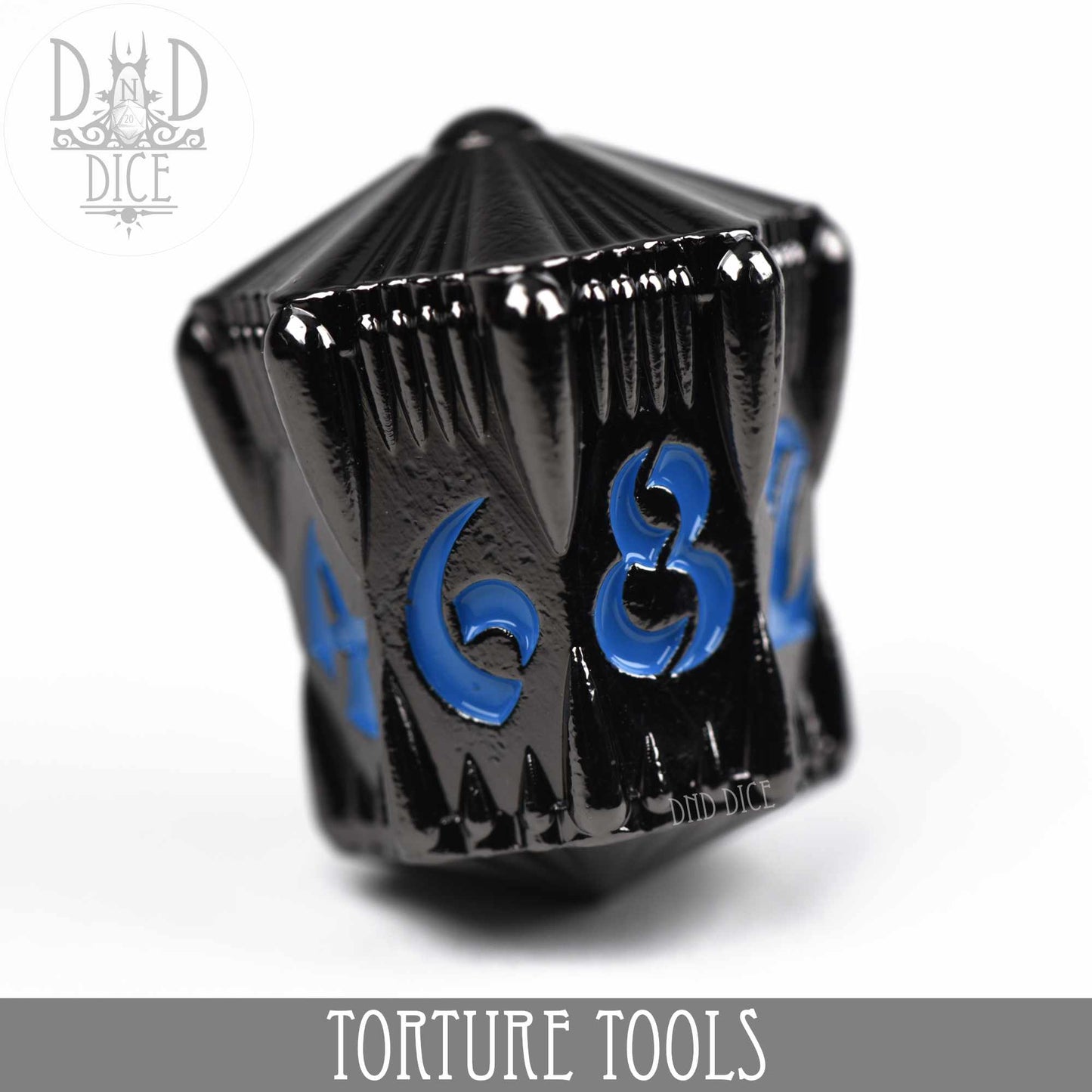 Torture Tools Blue - Metal Dice Set - Premium Dice Sets & Games from DND DICE - Just $32! Shop now at Game Crave Tournament Store