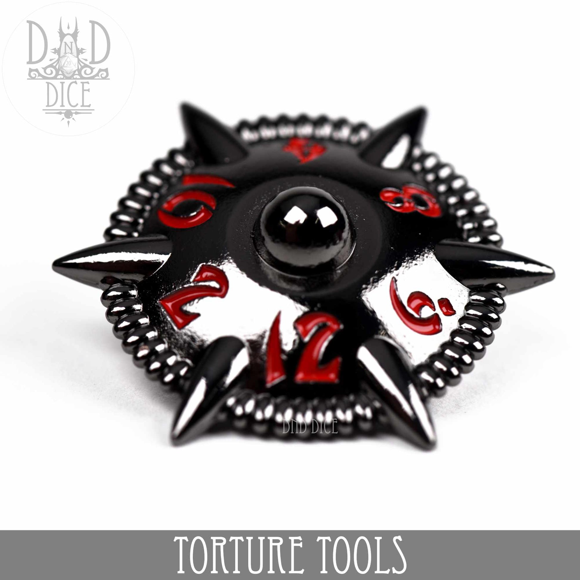 Torture Tools Red - Metal Dice Set - Premium Dice Sets & Games from DND DICE - Just $32! Shop now at Game Crave Tournament Store