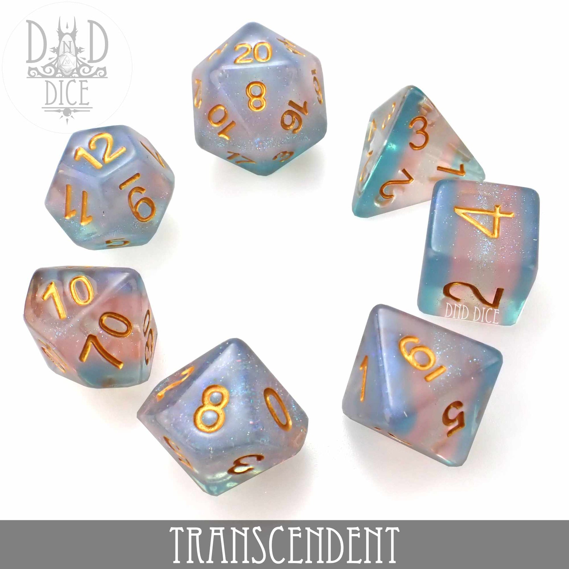 Transcendent Dice Set - Premium Dice Sets & Games from DND DICE - Just $12! Shop now at Game Crave Tournament Store