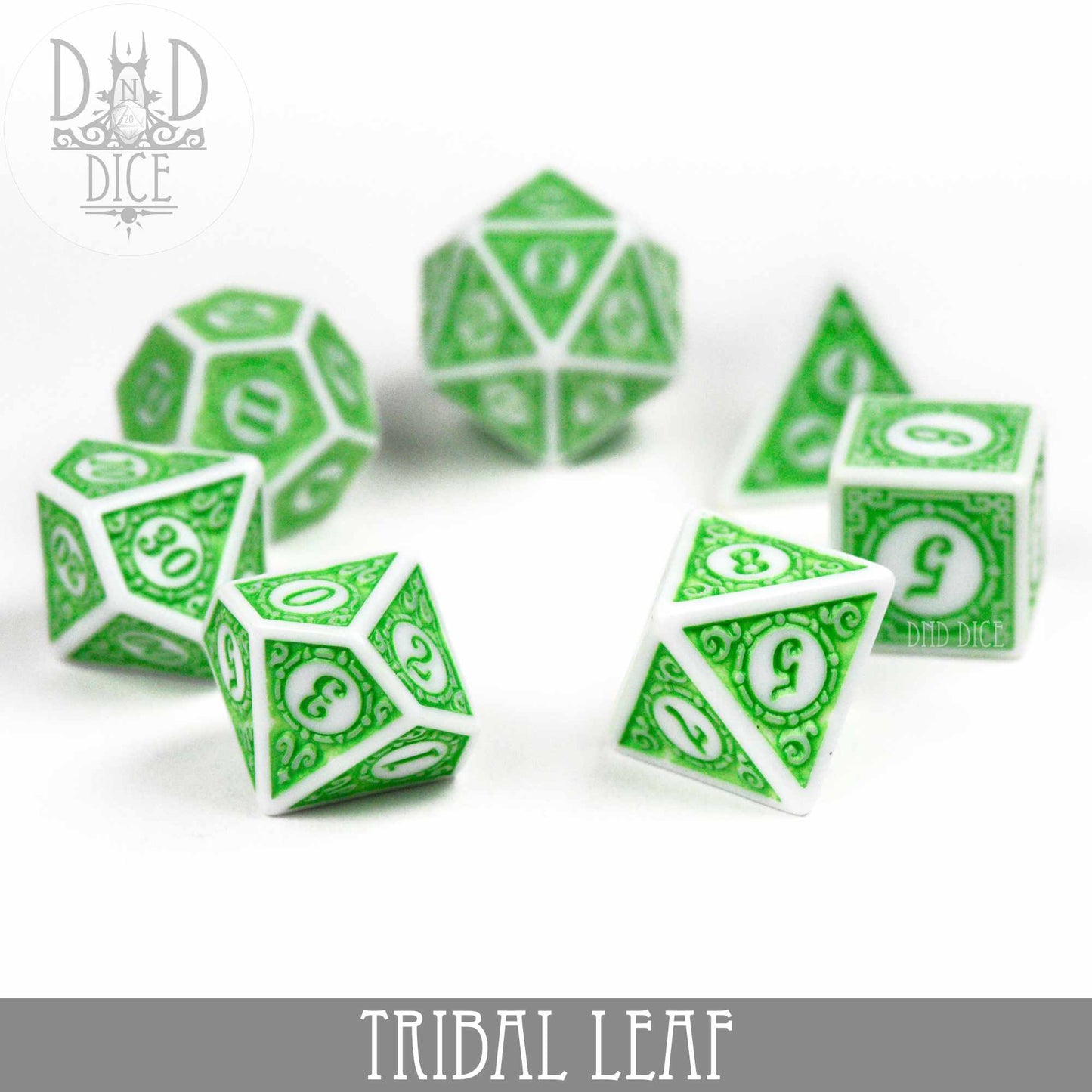 Tribal Leaf Dice Set - Premium Dice Sets & Games from DND DICE - Just $7! Shop now at Game Crave Tournament Store