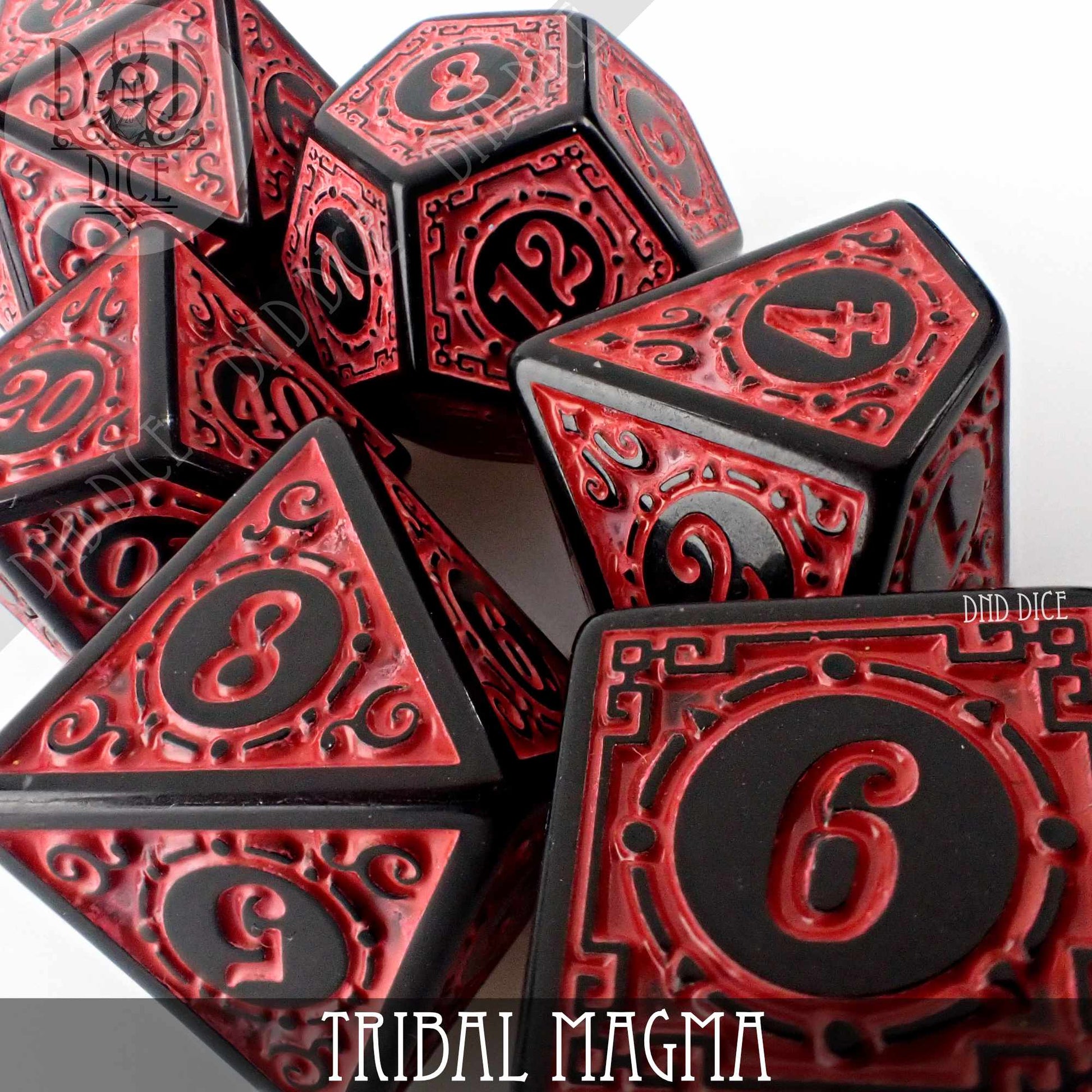 Tribal Magma Dice Set - Premium Dice Sets & Games from DND DICE - Just $7! Shop now at Game Crave Tournament Store