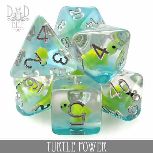 Turtle Power Dice Set - Premium Dice Sets & Games from DND DICE - Just $14! Shop now at Game Crave Tournament Store