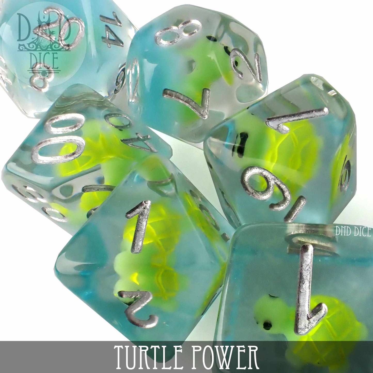 Turtle Power Dice Set - Premium Dice Sets & Games from DND DICE - Just $14! Shop now at Game Crave Tournament Store