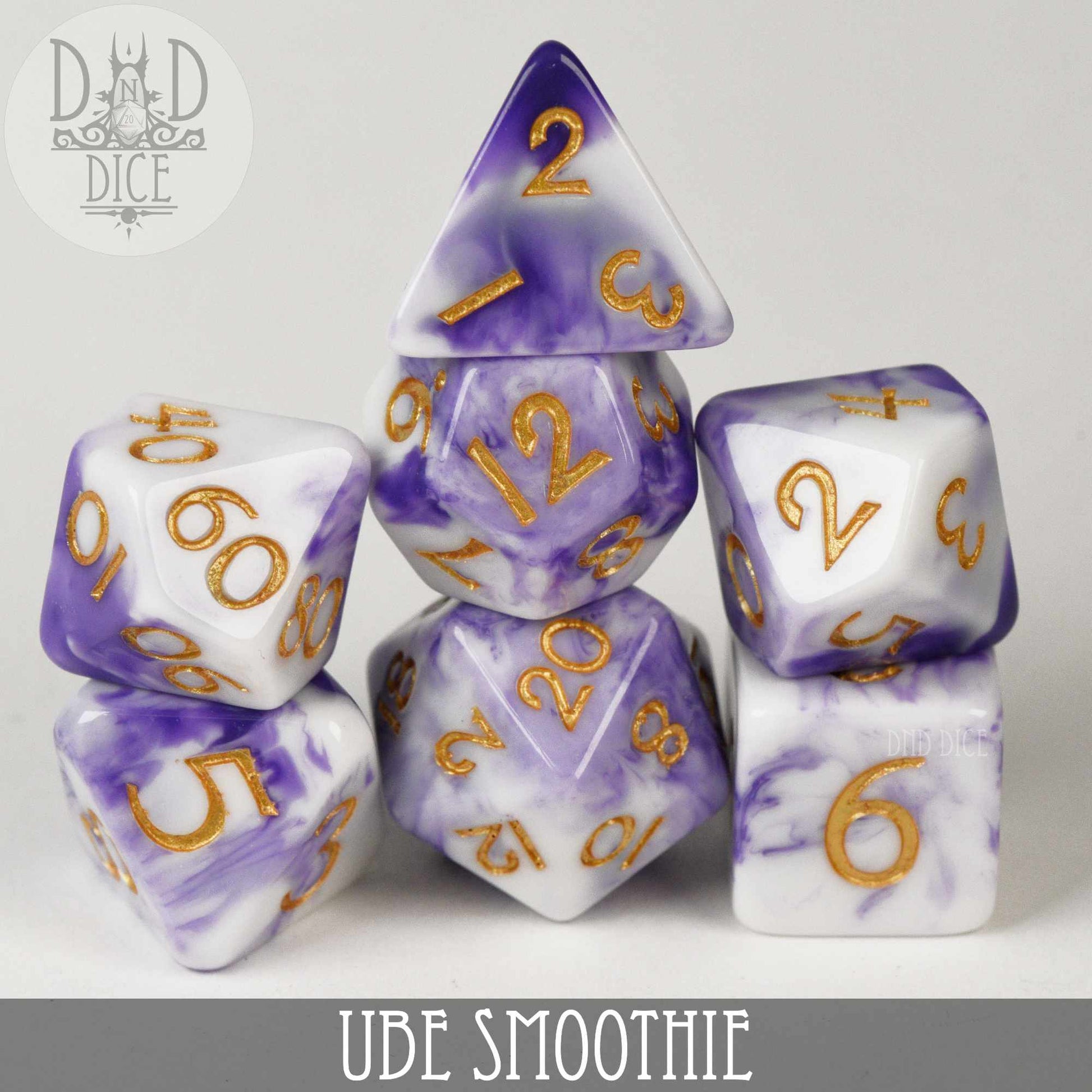 Ube Smoothie Dice Set - Premium Dice Sets & Games from DND DICE - Just $12! Shop now at Game Crave Tournament Store