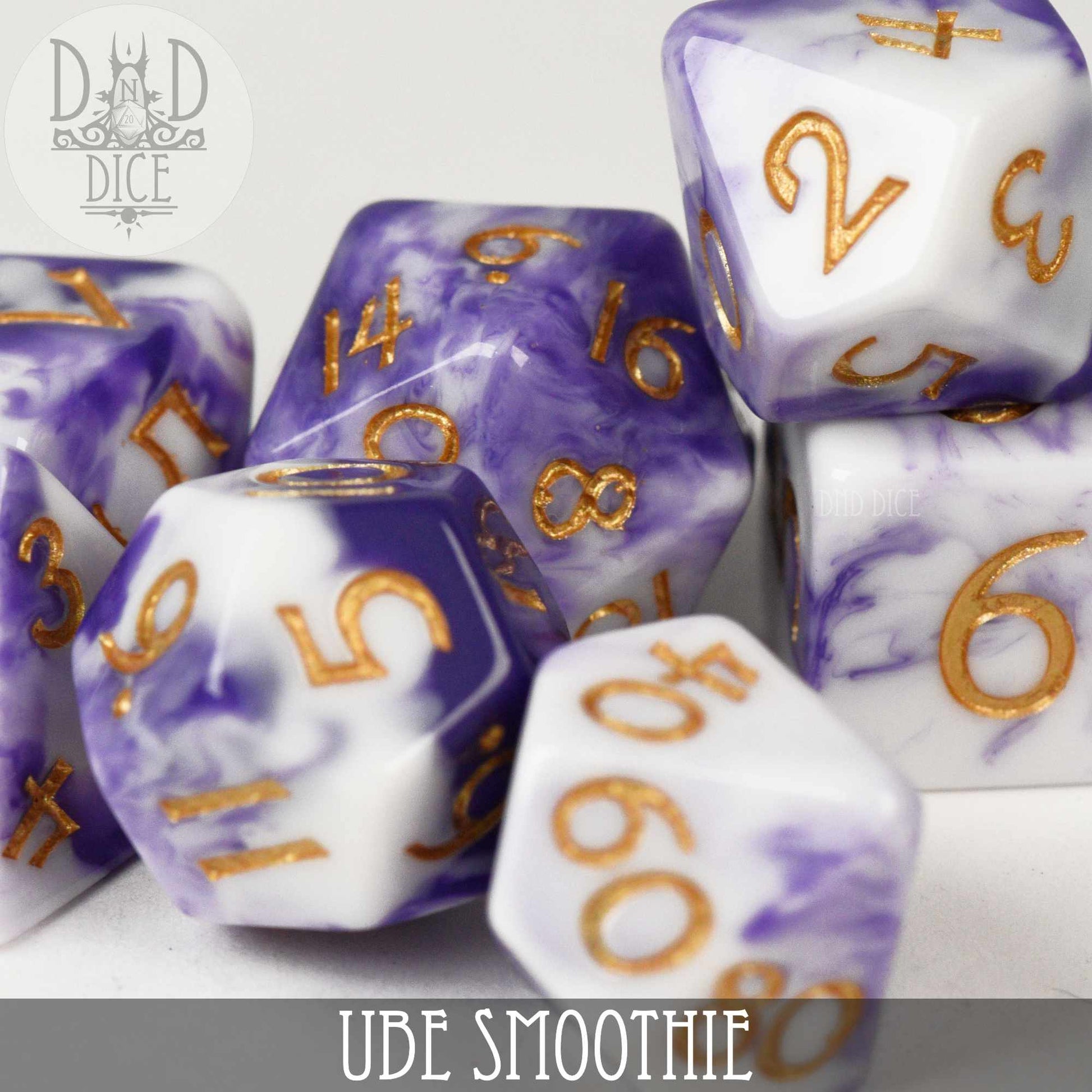 Ube Smoothie Dice Set - Premium Dice Sets & Games from DND DICE - Just $12! Shop now at Game Crave Tournament Store