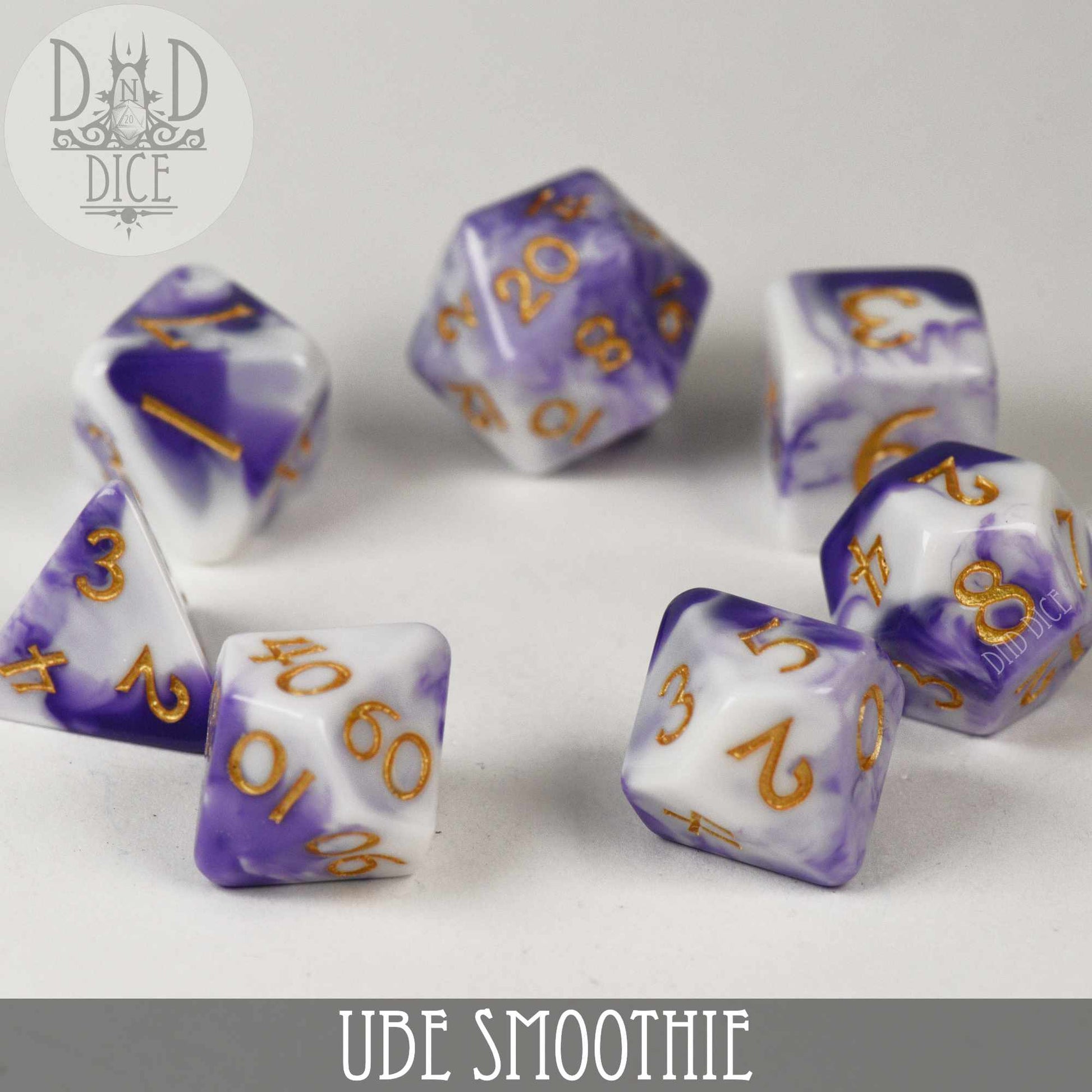 Ube Smoothie Dice Set - Premium Dice Sets & Games from DND DICE - Just $12! Shop now at Game Crave Tournament Store