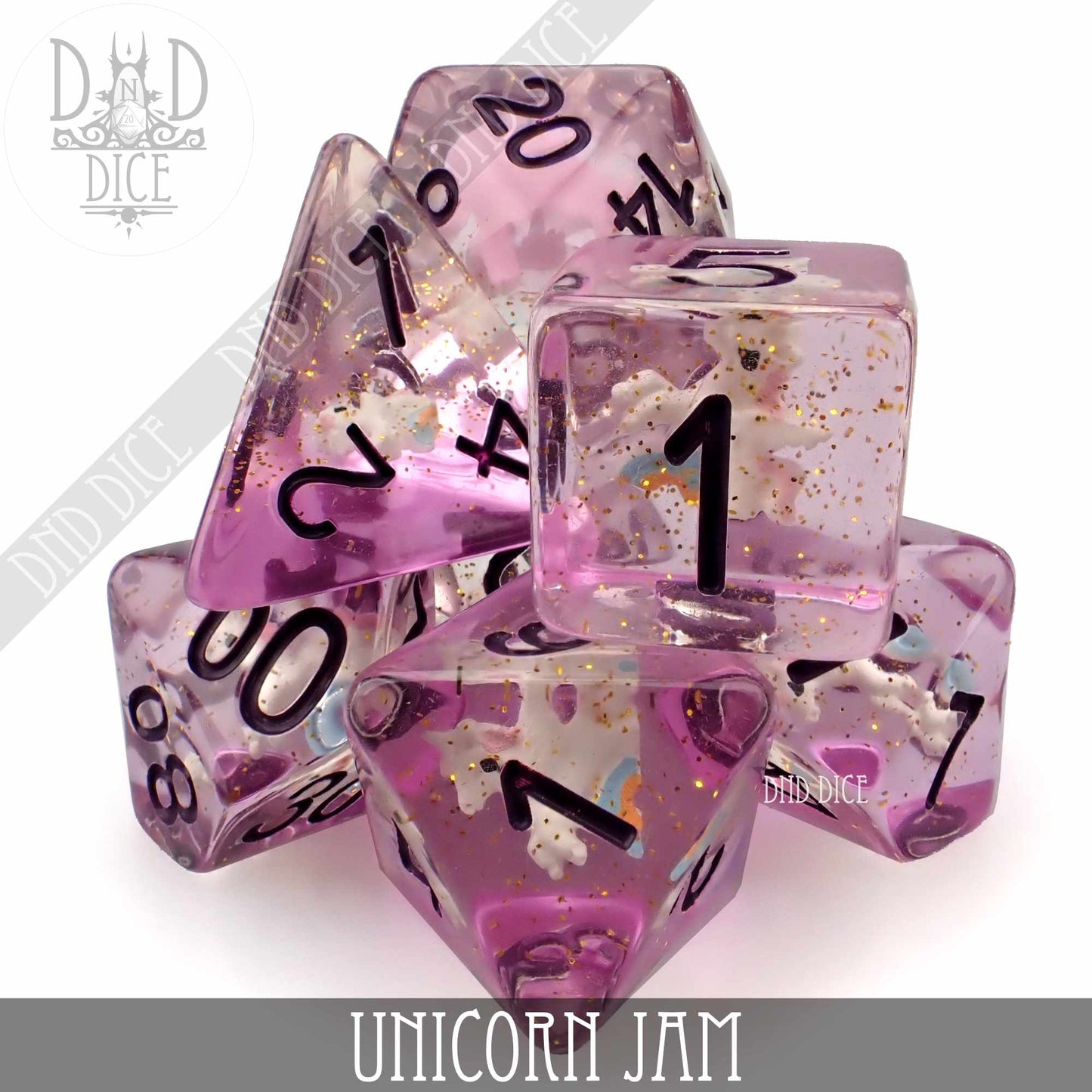 Unicorn Jam Dice Set - Premium Dice Sets & Games from DND DICE - Just $15! Shop now at Game Crave Tournament Store