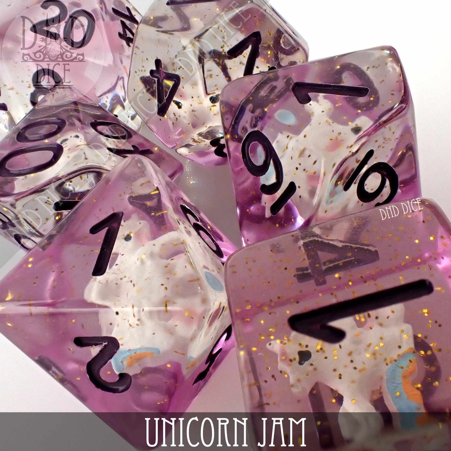 Unicorn Jam Dice Set - Premium Dice Sets & Games from DND DICE - Just $15! Shop now at Game Crave Tournament Store