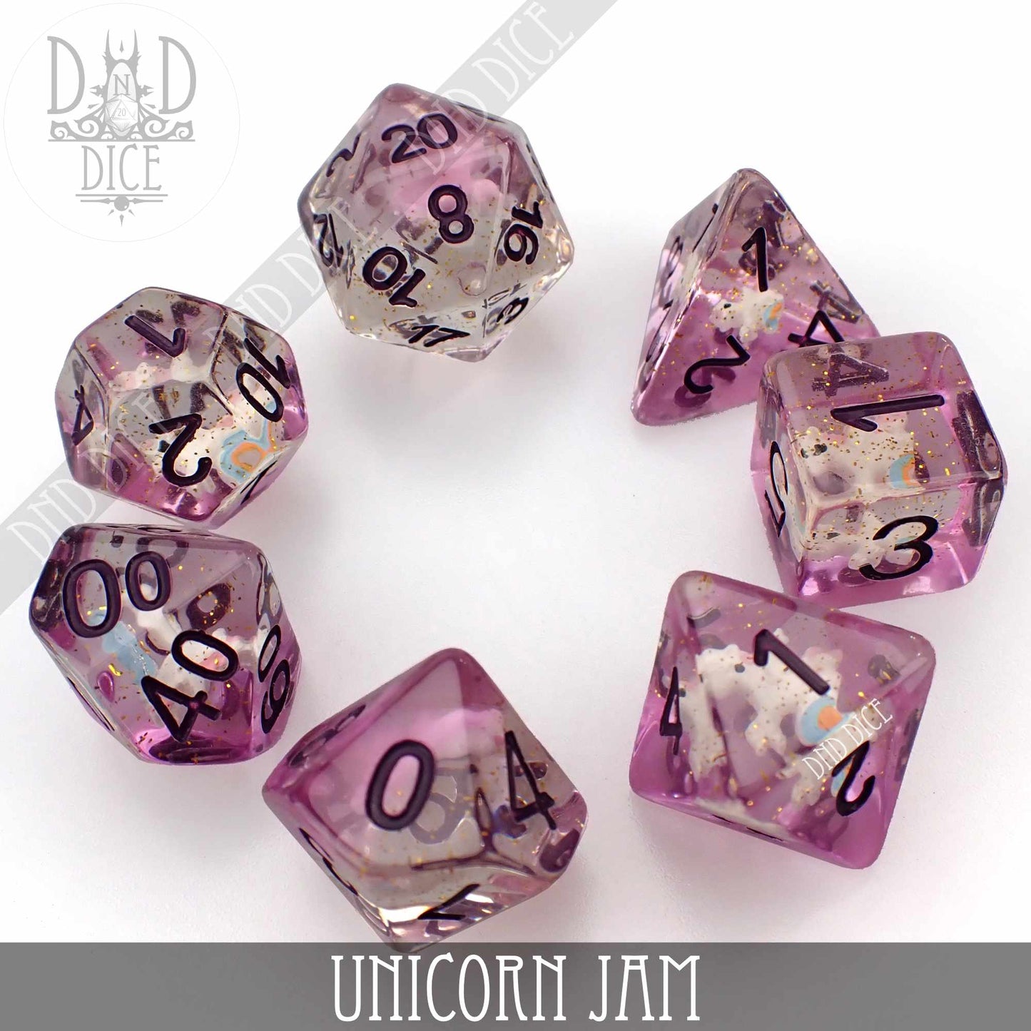 Unicorn Jam Dice Set - Premium Dice Sets & Games from DND DICE - Just $15! Shop now at Game Crave Tournament Store