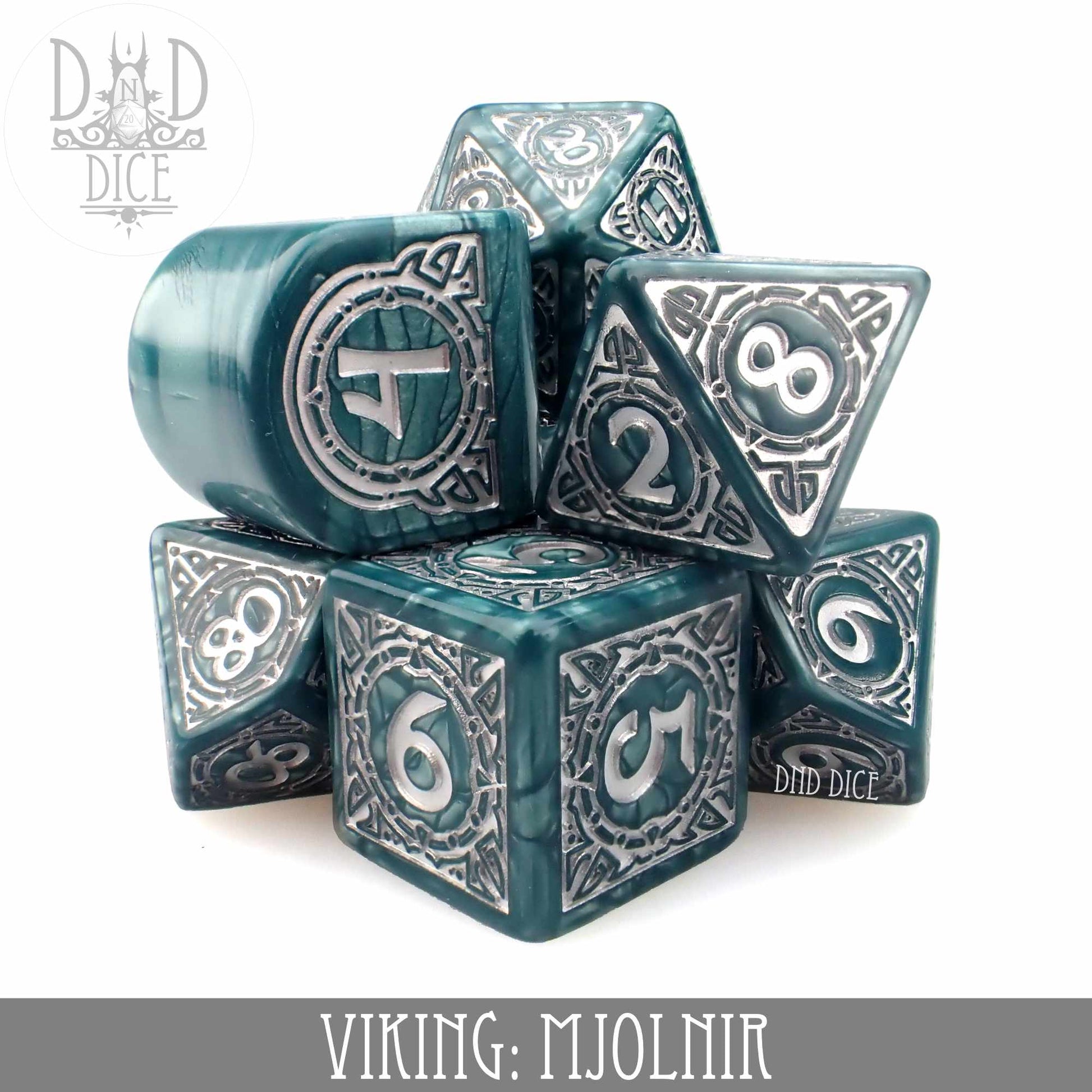 Viking Mjolnir Dice Set - Premium Dice Sets & Games from DND DICE - Just $14! Shop now at Game Crave Tournament Store