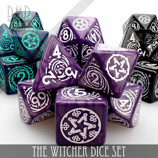 The Witcher Dice Set and Coin - Yennefer - Premium Dice Sets & Games from DND DICE - Just $23! Shop now at Game Crave Tournament Store