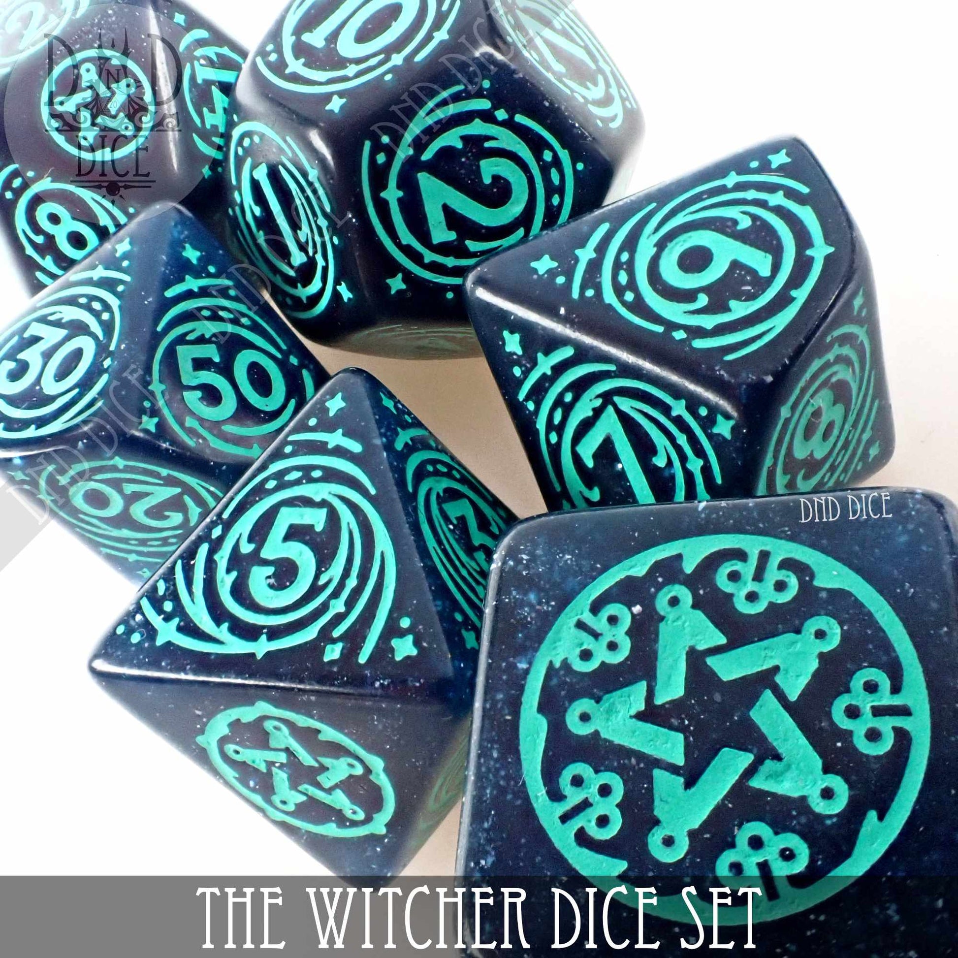 The Witcher Dice Set and Coin - Yennefer - Premium Dice Sets & Games from DND DICE - Just $23! Shop now at Game Crave Tournament Store