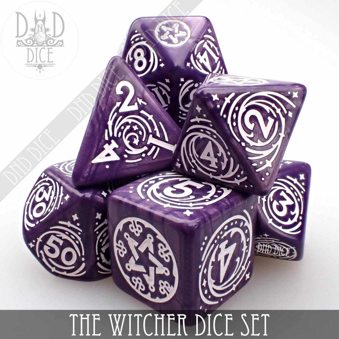 The Witcher Dice Set and Coin - Yennefer - Premium Dice Sets & Games from DND DICE - Just $23! Shop now at Game Crave Tournament Store