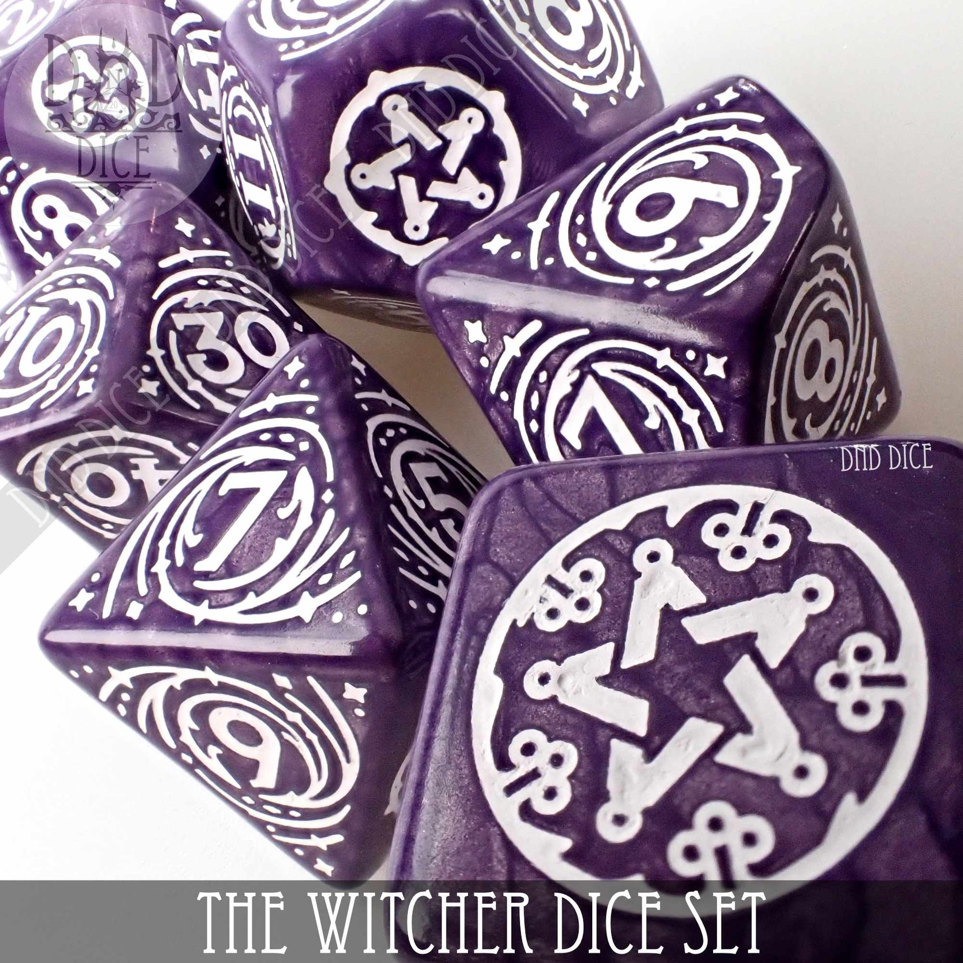 The Witcher Dice Set and Coin - Yennefer - Premium Dice Sets & Games from DND DICE - Just $23! Shop now at Game Crave Tournament Store