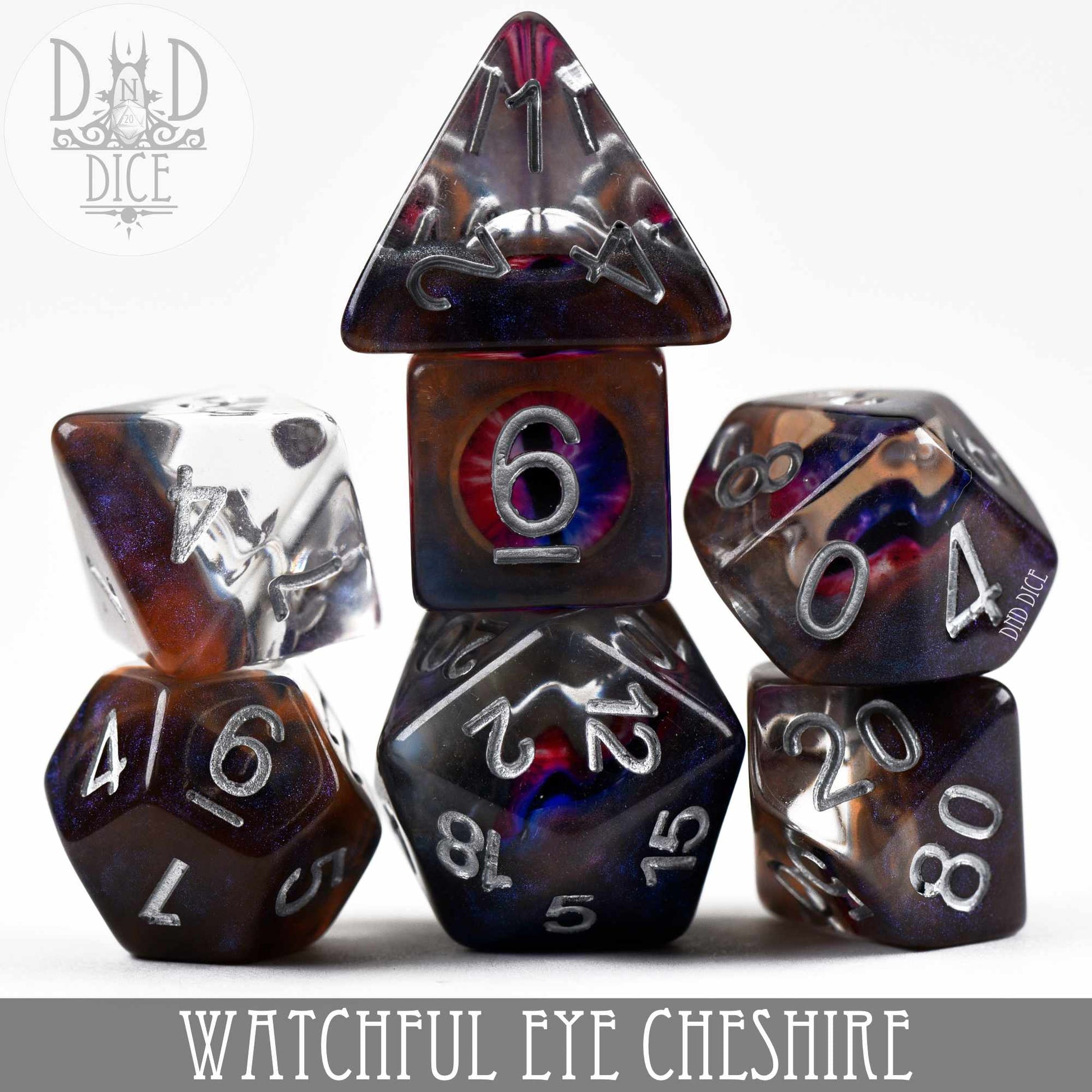 Watchful Eye - Cheshire Dice Set - Premium Dice Sets & Games from DND DICE - Just $14! Shop now at Game Crave Tournament Store