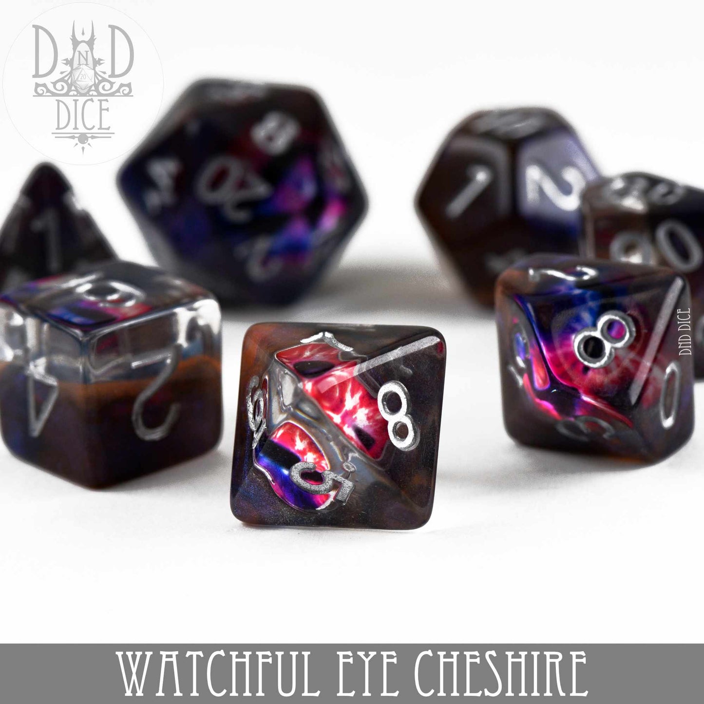 Watchful Eye - Cheshire Dice Set - Premium Dice Sets & Games from DND DICE - Just $14! Shop now at Game Crave Tournament Store