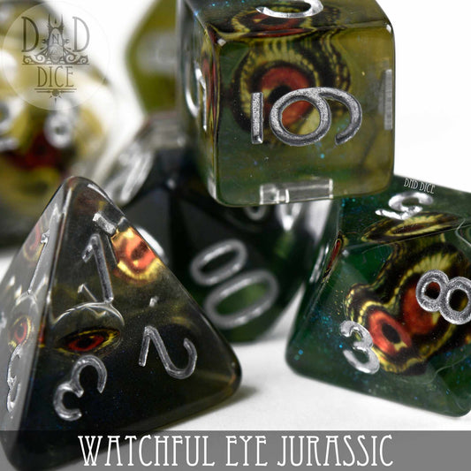 Watchful Eye - Jurassic Dice Set - Premium Dice Sets & Games from DND DICE - Just $14! Shop now at Game Crave Tournament Store