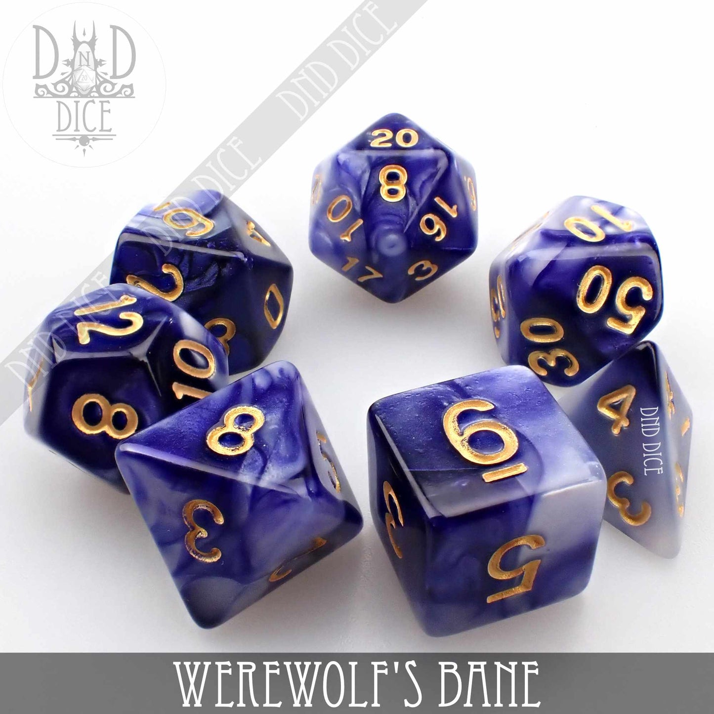 Werewolf's Bane Dice Set - Premium Dice Sets & Games from DND DICE - Just $6! Shop now at Game Crave Tournament Store