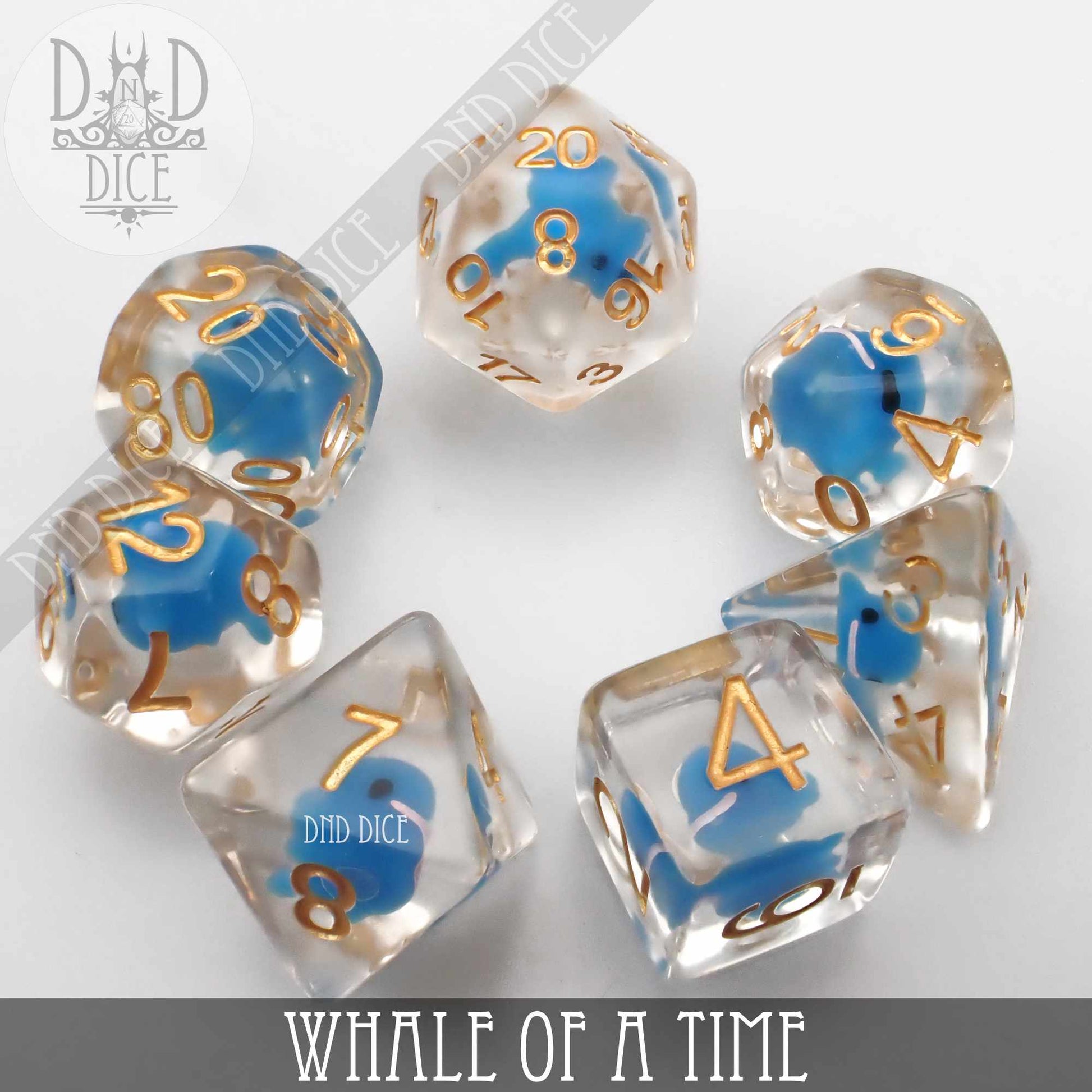 Whale of a Time Dice Set - Premium Dice Sets & Games from DND DICE - Just $15! Shop now at Game Crave Tournament Store