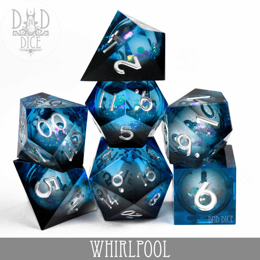 Whirlpool Liquid Core Dice Set - Premium Dice Sets & Games from DND DICE - Just $40! Shop now at Game Crave Tournament Store