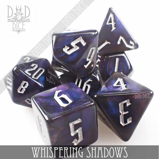 Whispering Shadows Dice Set - Premium Dice Sets & Games from DND DICE - Just $8! Shop now at Game Crave Tournament Store