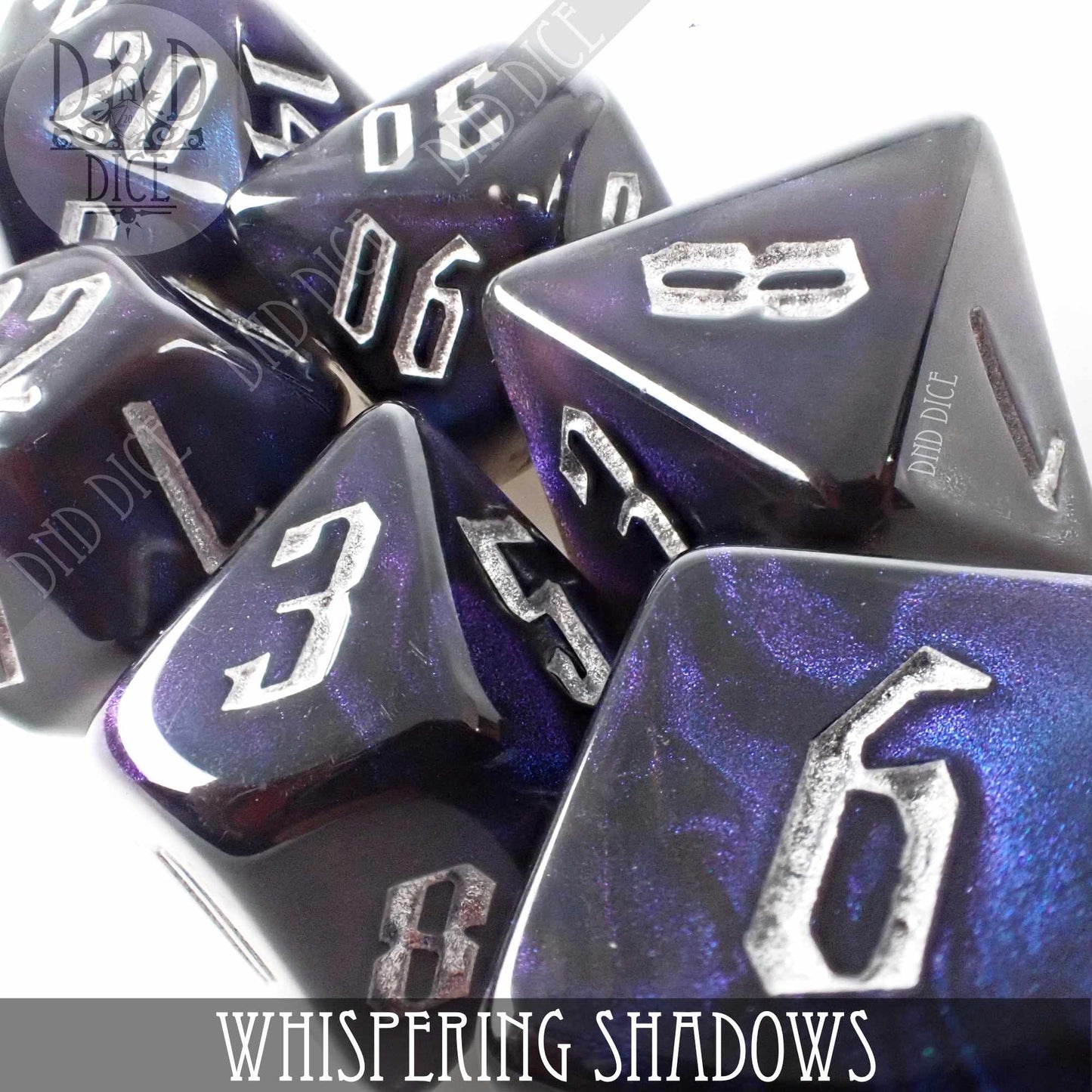 Whispering Shadows Dice Set - Premium Dice Sets & Games from DND DICE - Just $8! Shop now at Game Crave Tournament Store