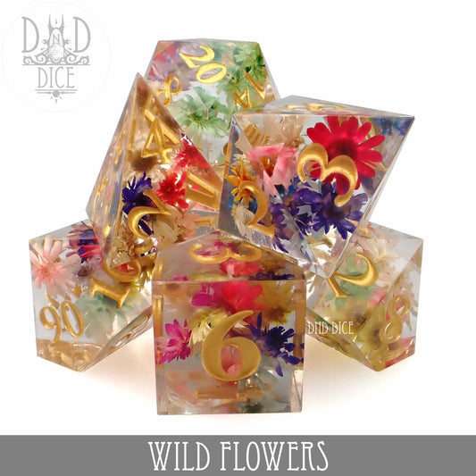 Wild Flowers Handmade Dice Set - Premium Dice Sets & Games from DND DICE - Just $35! Shop now at Game Crave Tournament Store