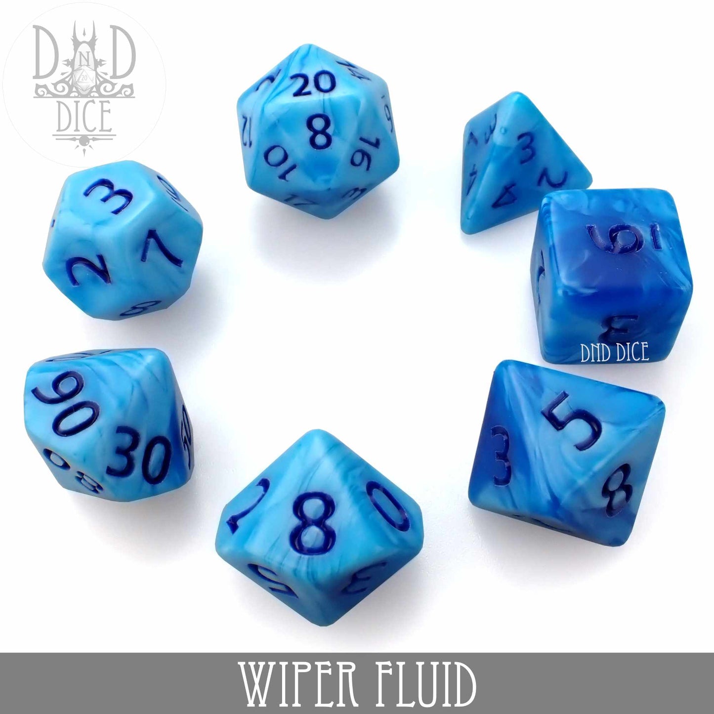 Wiper Fluid Dice Set - Premium Dice Sets & Games from DND DICE - Just $6! Shop now at Game Crave Tournament Store