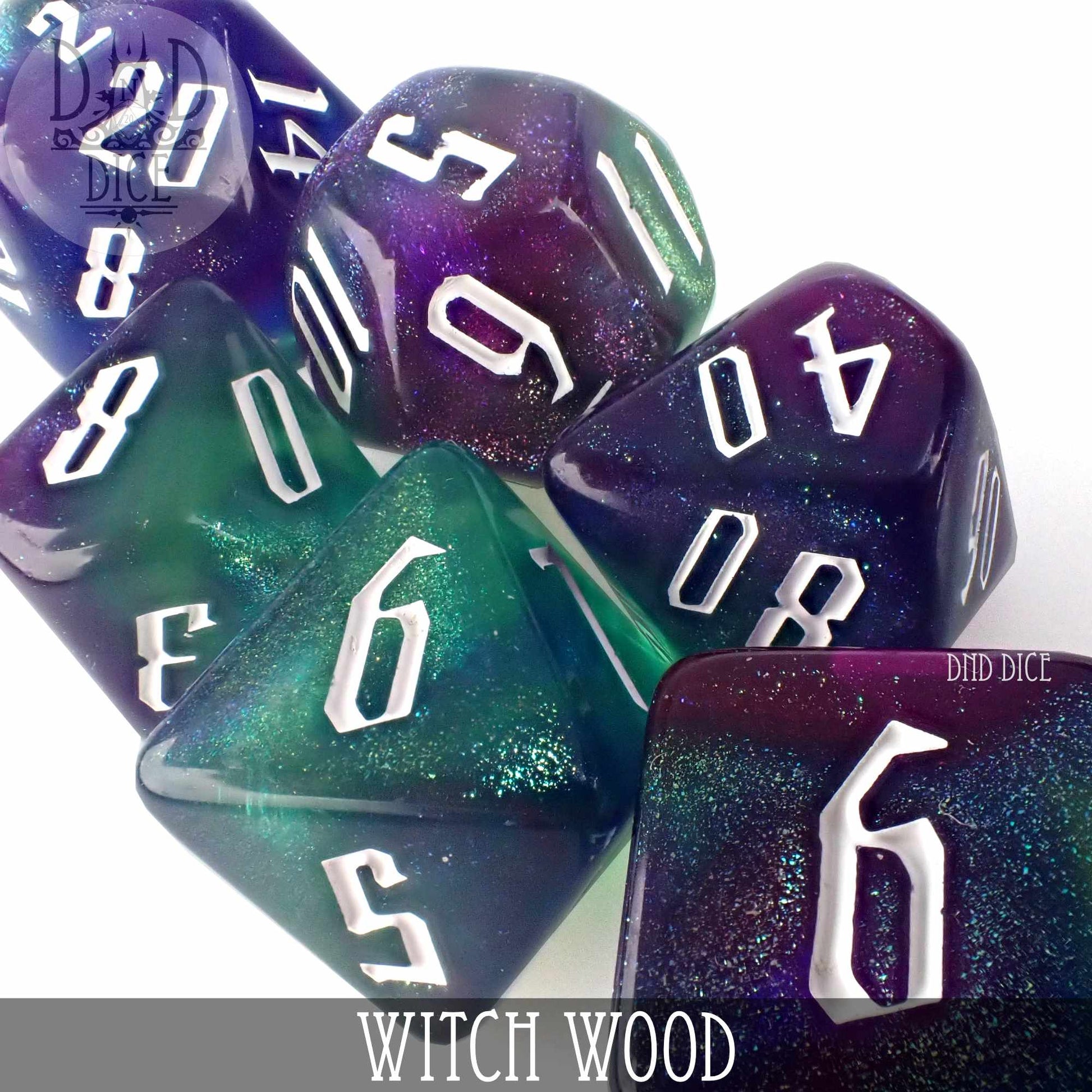 Witch Wood Dice Set - Premium Dice Sets & Games from DND DICE - Just $10! Shop now at Game Crave Tournament Store