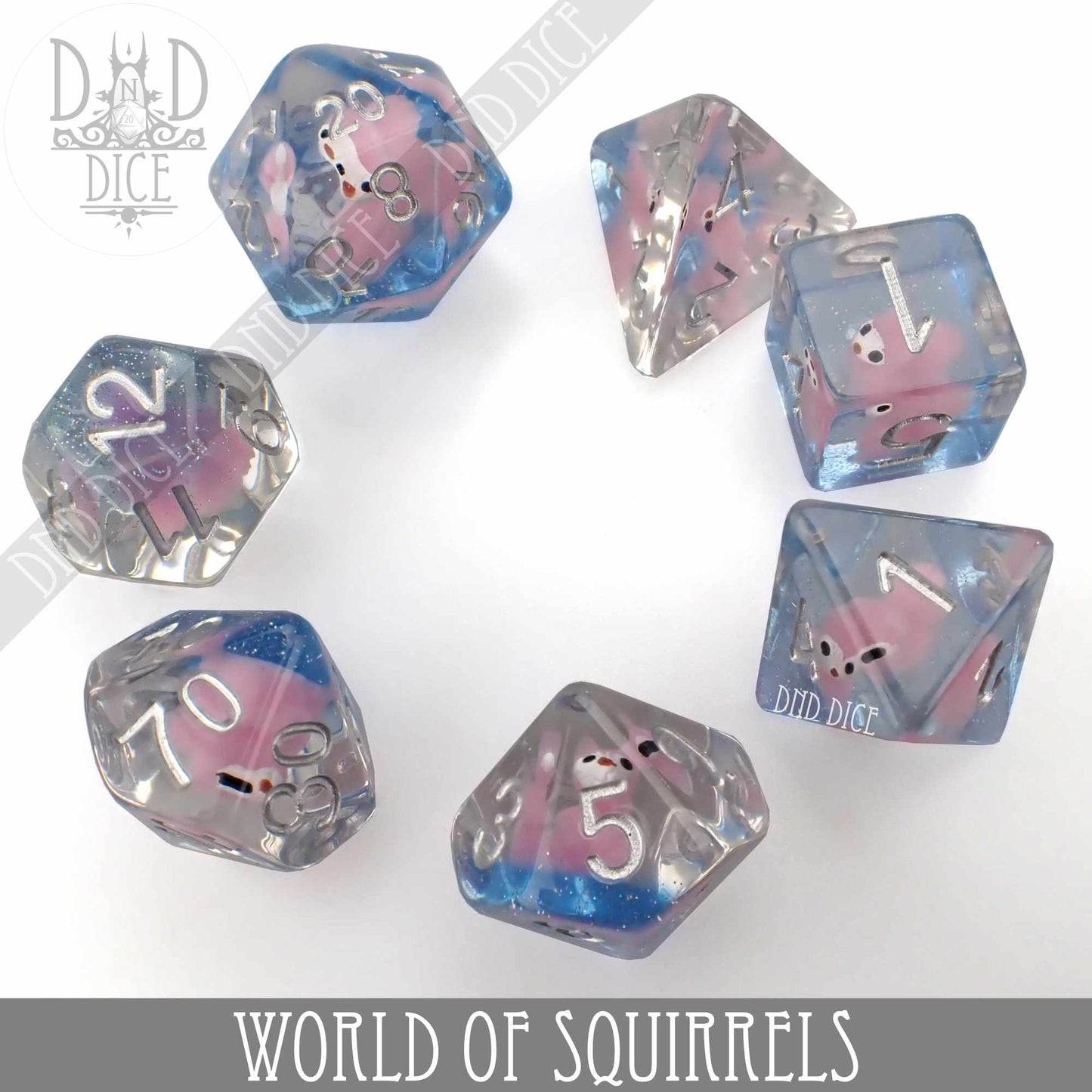 World of Squirrels Dice Set - Premium Dice Sets & Games from DND DICE - Just $15! Shop now at Game Crave Tournament Store