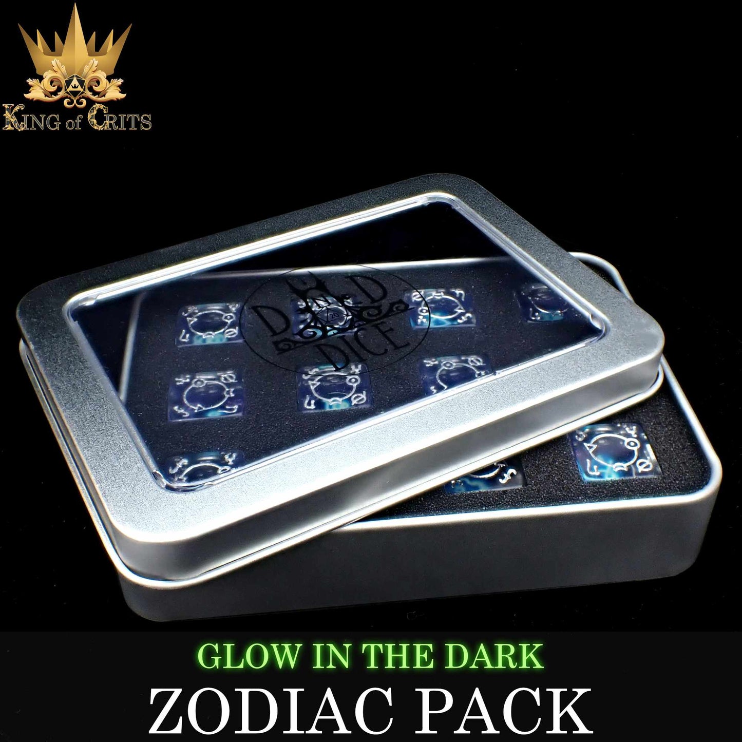 Zodiac Pack 12D6 Dice Set (Gift Box) - Premium Dice Sets & Games from DND DICE - Just $25! Shop now at Game Crave Tournament Store