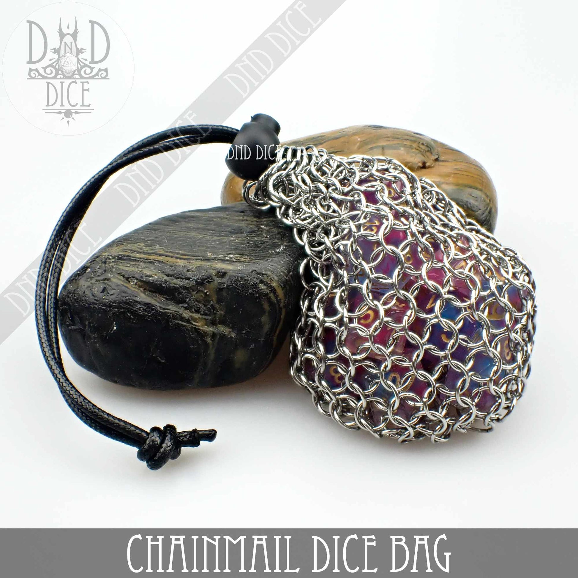 Chainmail Dice Bag - Premium Dice Sets & Games from DND DICE - Just $20! Shop now at Game Crave Tournament Store