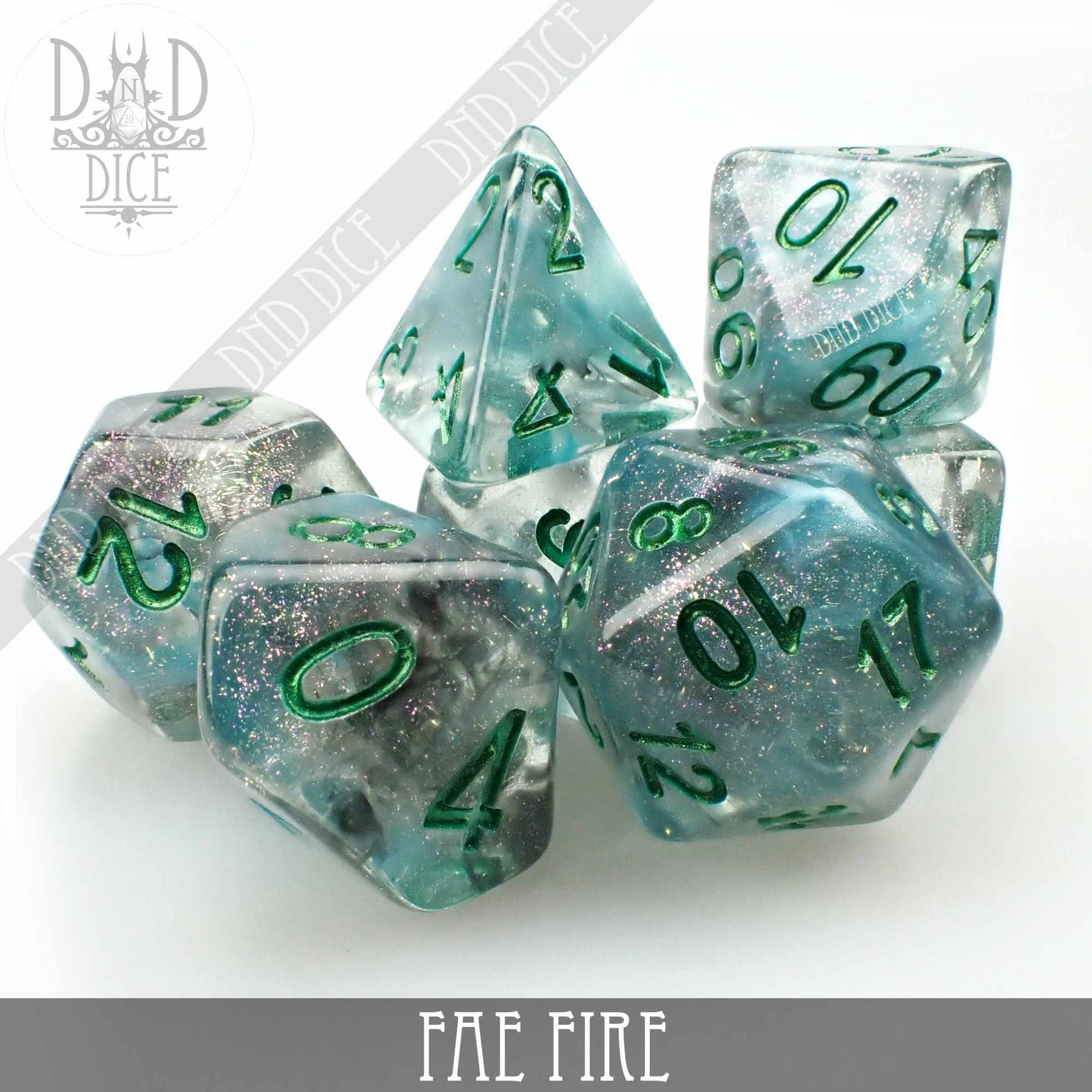 Fae Fire Dice Set - Premium Dice Sets & Games from DND DICE - Just $12! Shop now at Game Crave Tournament Store