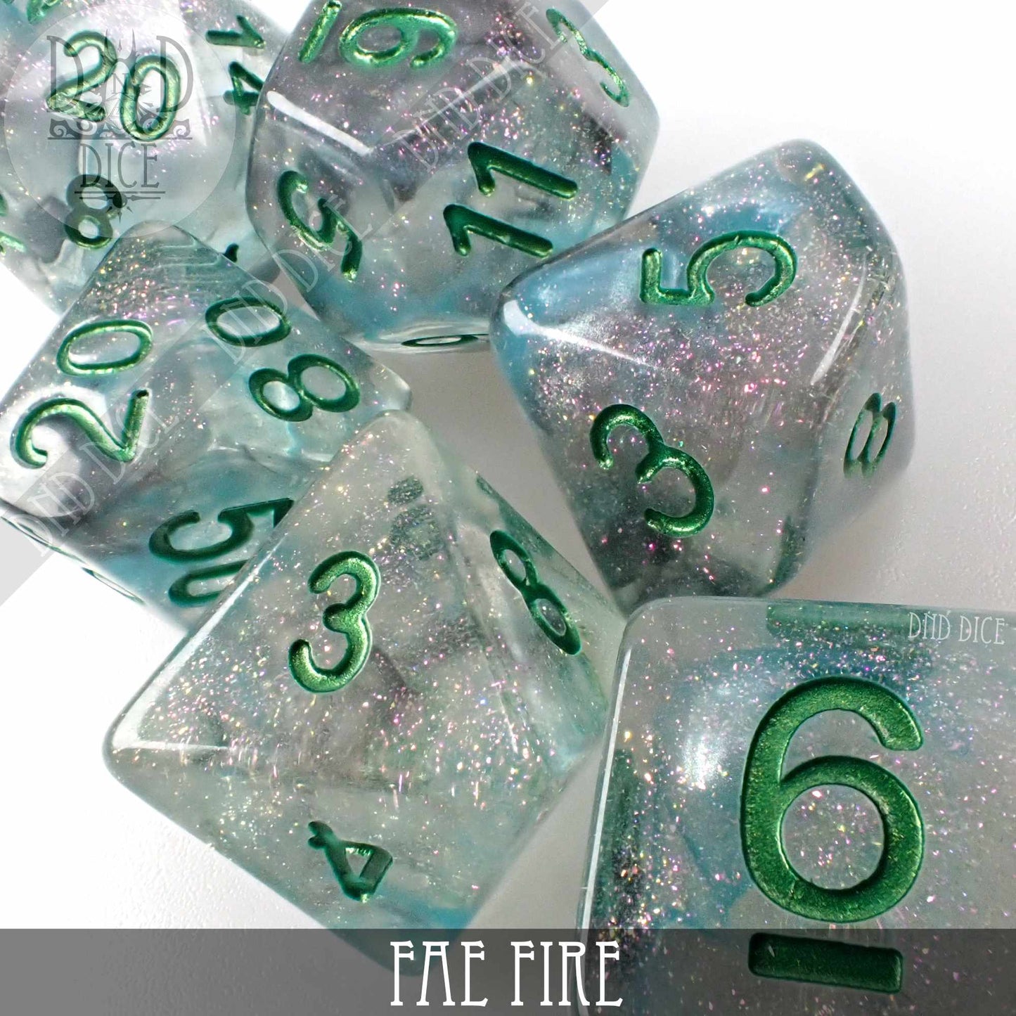 Fae Fire Dice Set - Premium Dice Sets & Games from DND DICE - Just $12! Shop now at Game Crave Tournament Store