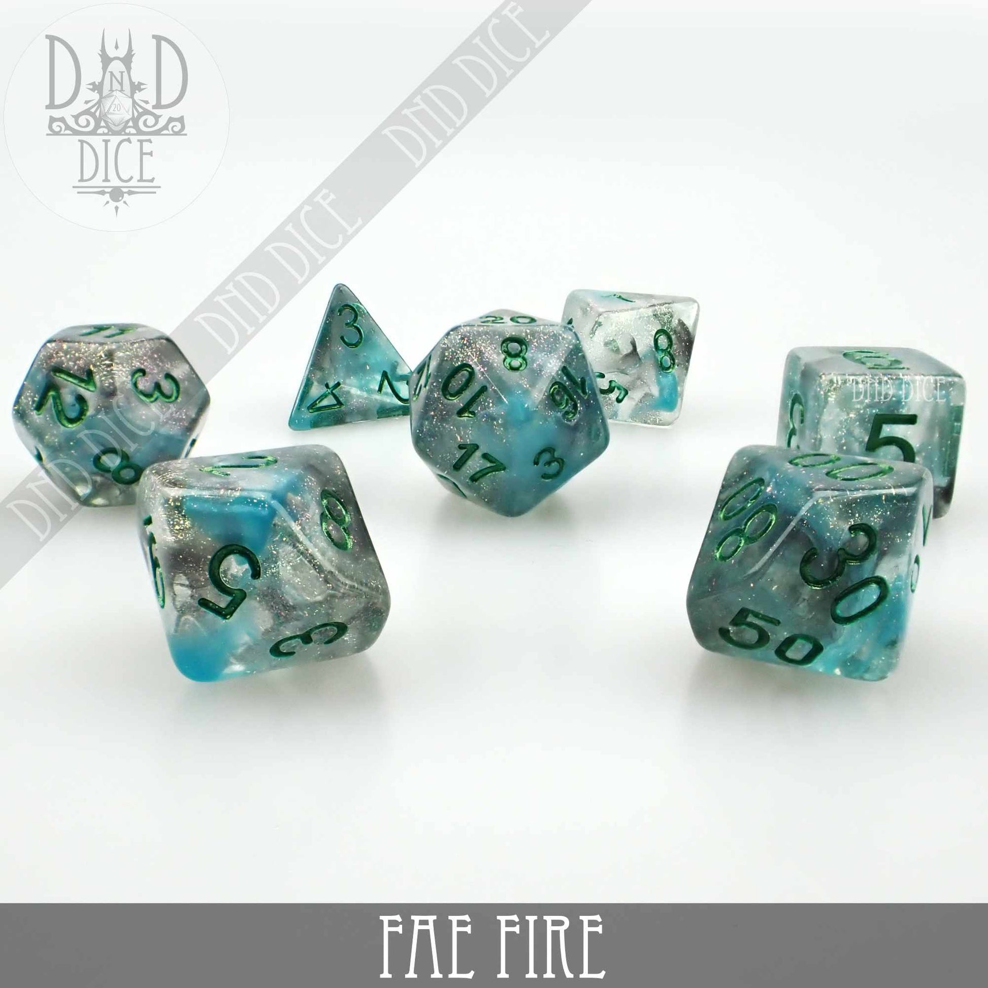 Fae Fire Dice Set - Premium Dice Sets & Games from DND DICE - Just $12! Shop now at Game Crave Tournament Store