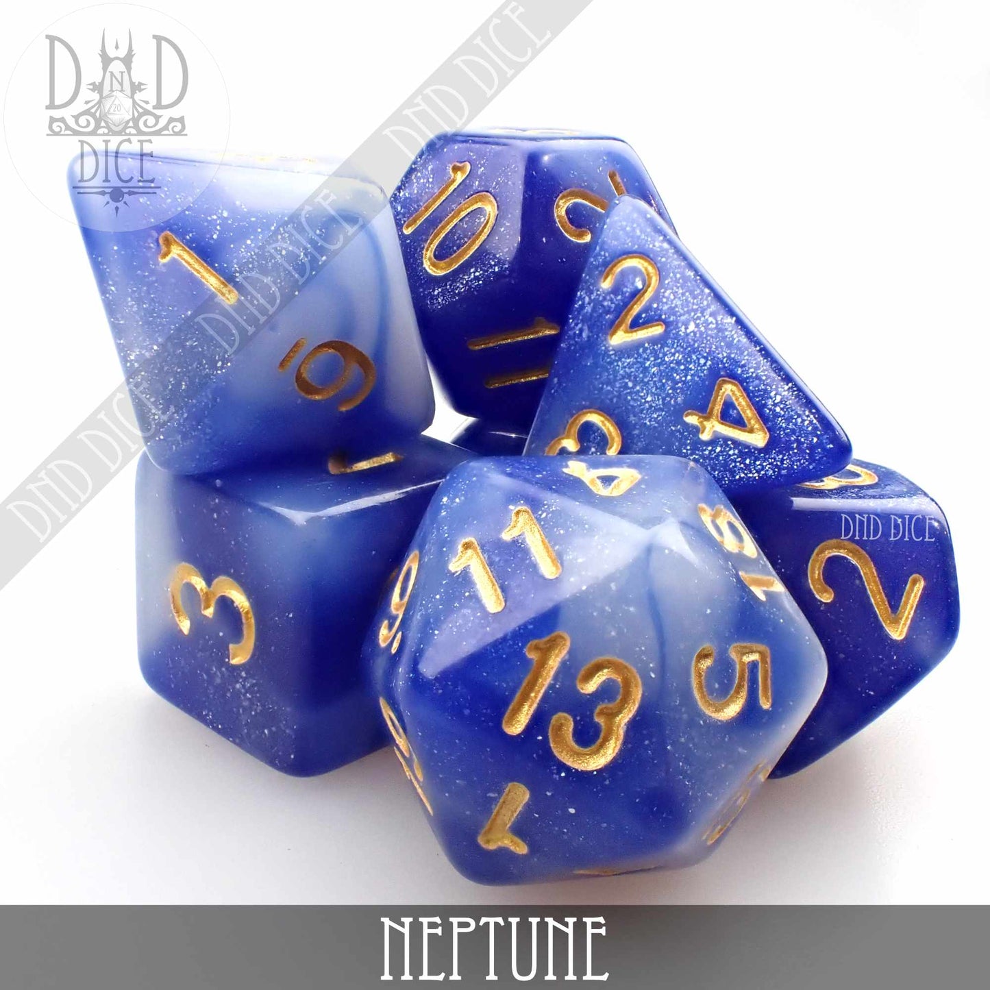 Neptune Galaxy Dice Set - Premium Dice Sets & Games from DND DICE - Just $6! Shop now at Game Crave Tournament Store