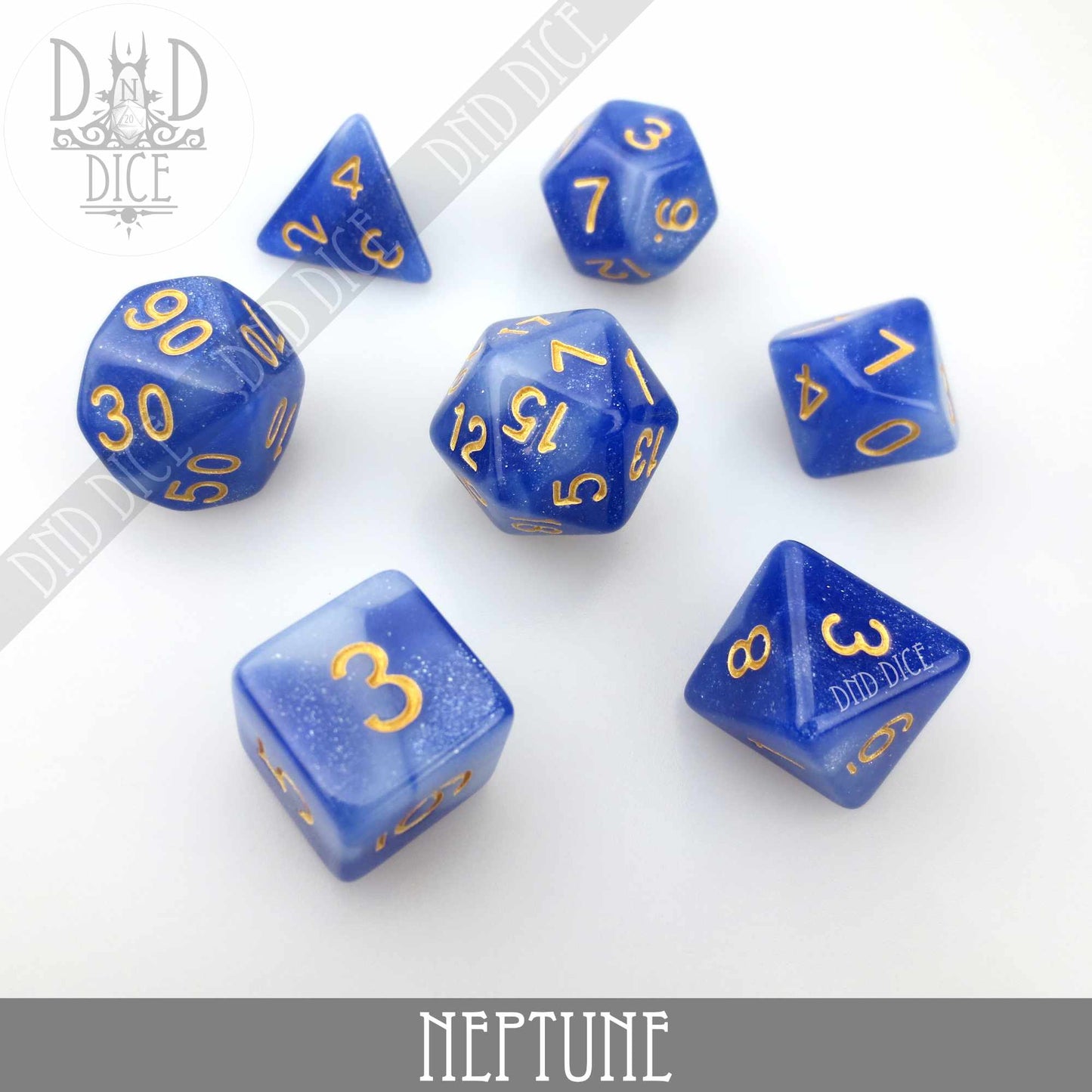 Neptune Galaxy Dice Set - Premium Dice Sets & Games from DND DICE - Just $6! Shop now at Game Crave Tournament Store