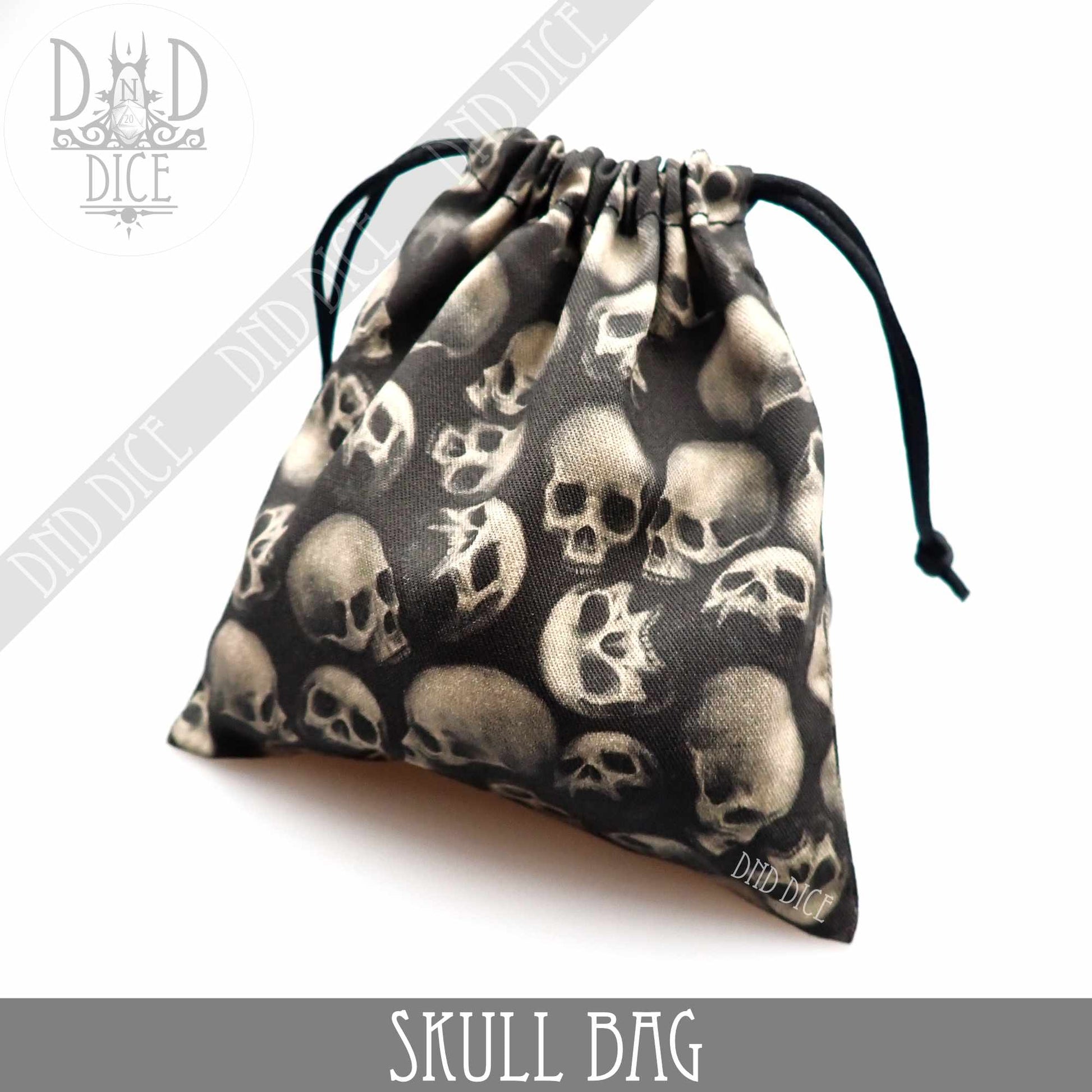 Skull Dice Bag - Premium Dice Sets & Games from DND DICE - Just $12! Shop now at Game Crave Tournament Store