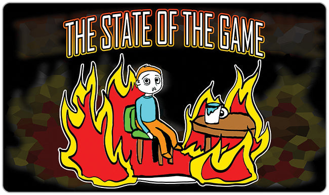 State Of The Game Meme Playmat - Premium Playmat from Inked Gaming - Just $34.99! Shop now at Game Crave Tournament Store