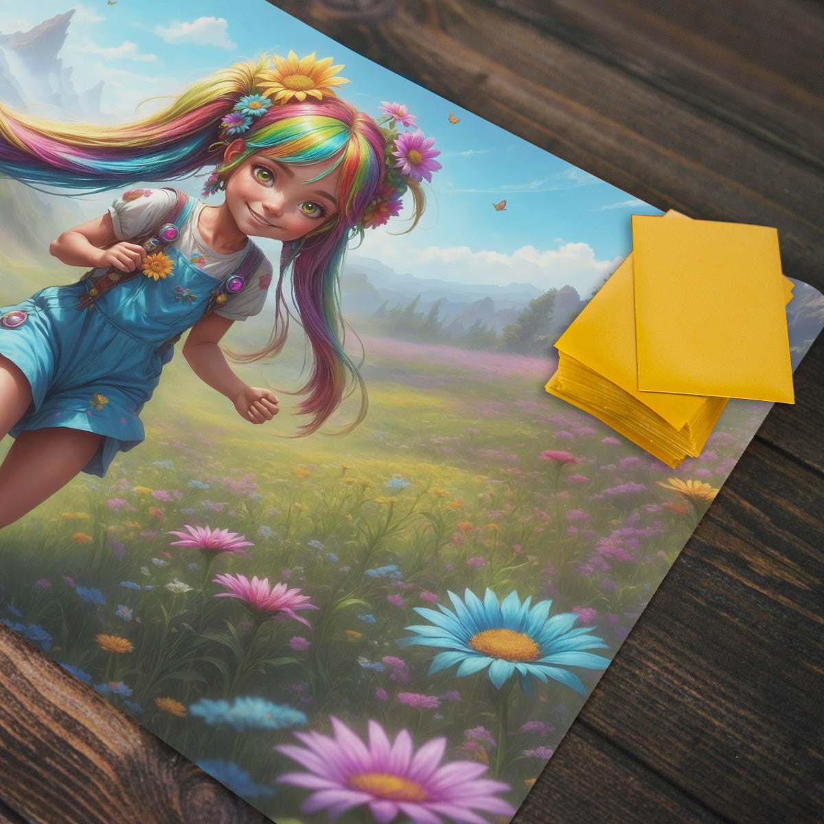 The Space Hippie Playmat - Premium Playmat from Inked Gaming - Just $34.99! Shop now at Game Crave Tournament Store