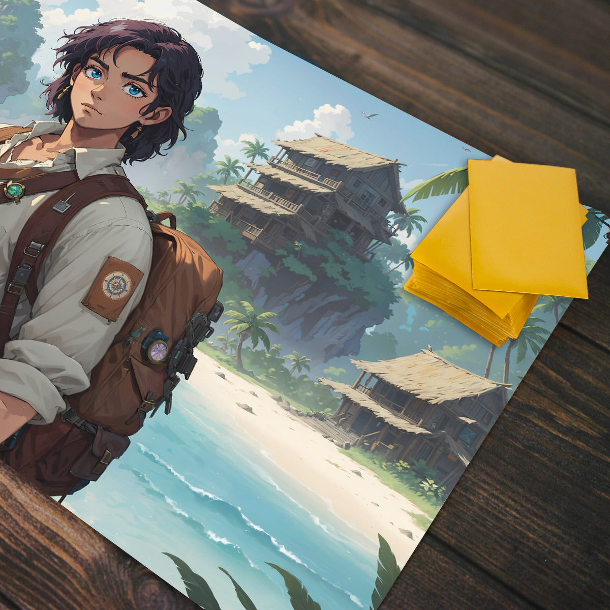 The Wayfarer Playmat - Premium Playmat from Inked Gaming - Just $34.99! Shop now at Game Crave Tournament Store