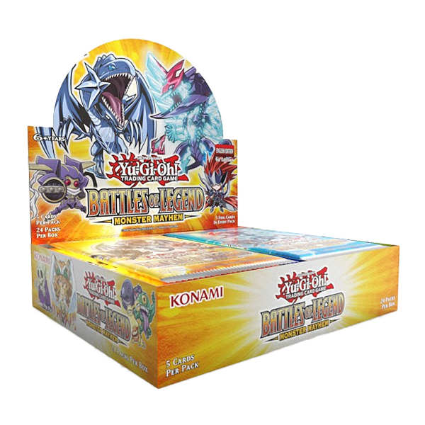 Yu-Gi-Oh! TCG - Battles of Legends: Monster Mayhem Booster Box - Premium YGO Sealed from Konami - Just $99.99! Shop now at Game Crave Tournament Store