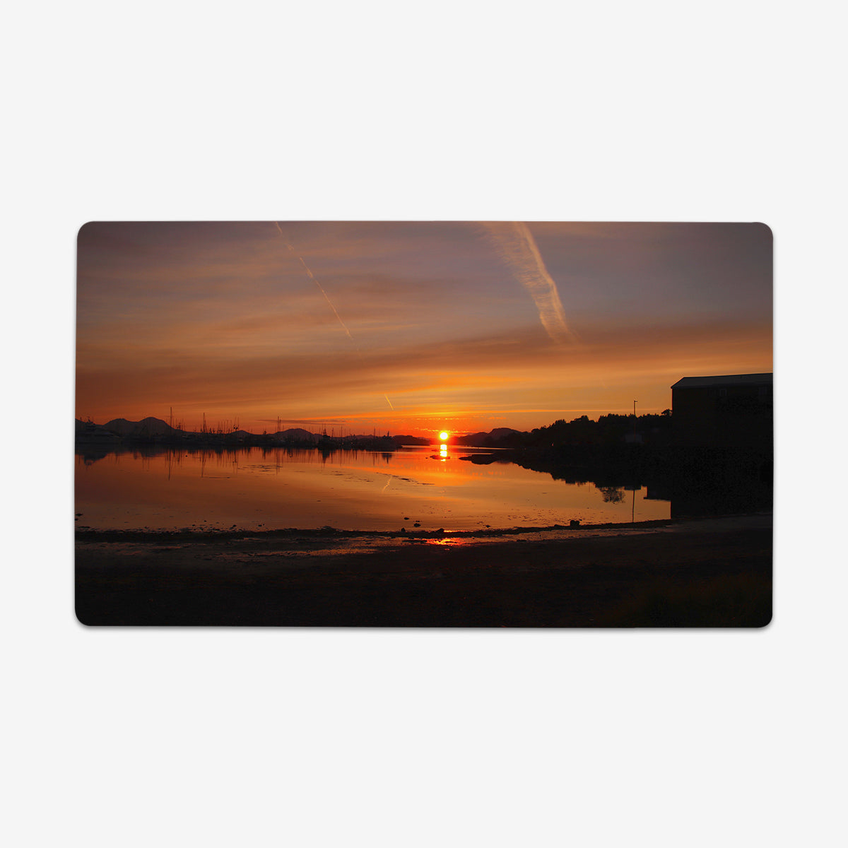 Sunset In The Harbor Playmat - Premium Playmat from Inked Gaming - Just $34.99! Shop now at Game Crave Tournament Store