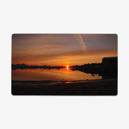 Sunset In The Harbor Playmat - Premium Playmat from Inked Gaming - Just $34.99! Shop now at Game Crave Tournament Store