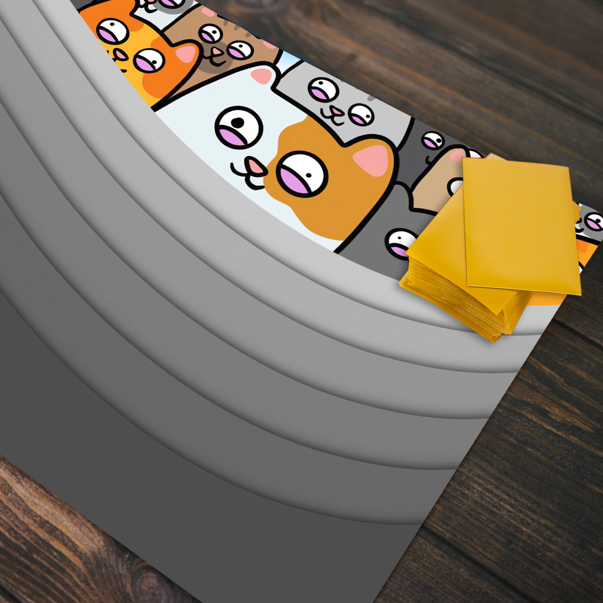 When life is Grey, Have Cats Playmat - Premium Playmat from Inked Gaming - Just $34.99! Shop now at Game Crave Tournament Store
