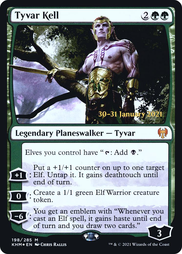 Tyvar Kell (PKHM-198S) - Kaldheim Promos Foil