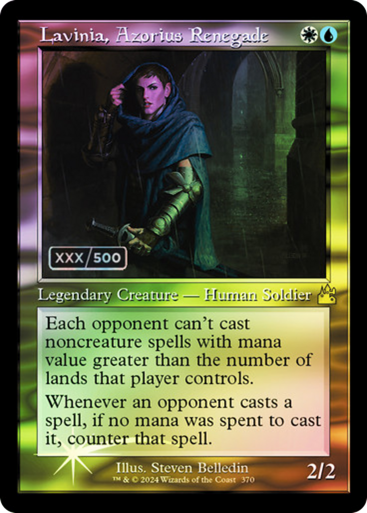 Lavinia, Azorius Renegade (RVR-370Z) - Ravnica Remastered Foil - Premium MTG Single from Wizards of the Coast - Just $131.20! Shop now at Game Crave Tournament Store